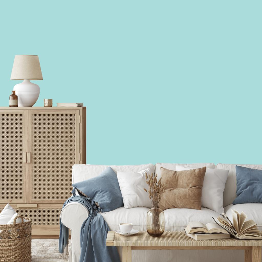 Wallpaper Plain celadon backgrounds for the living room and bedroom 50x1000