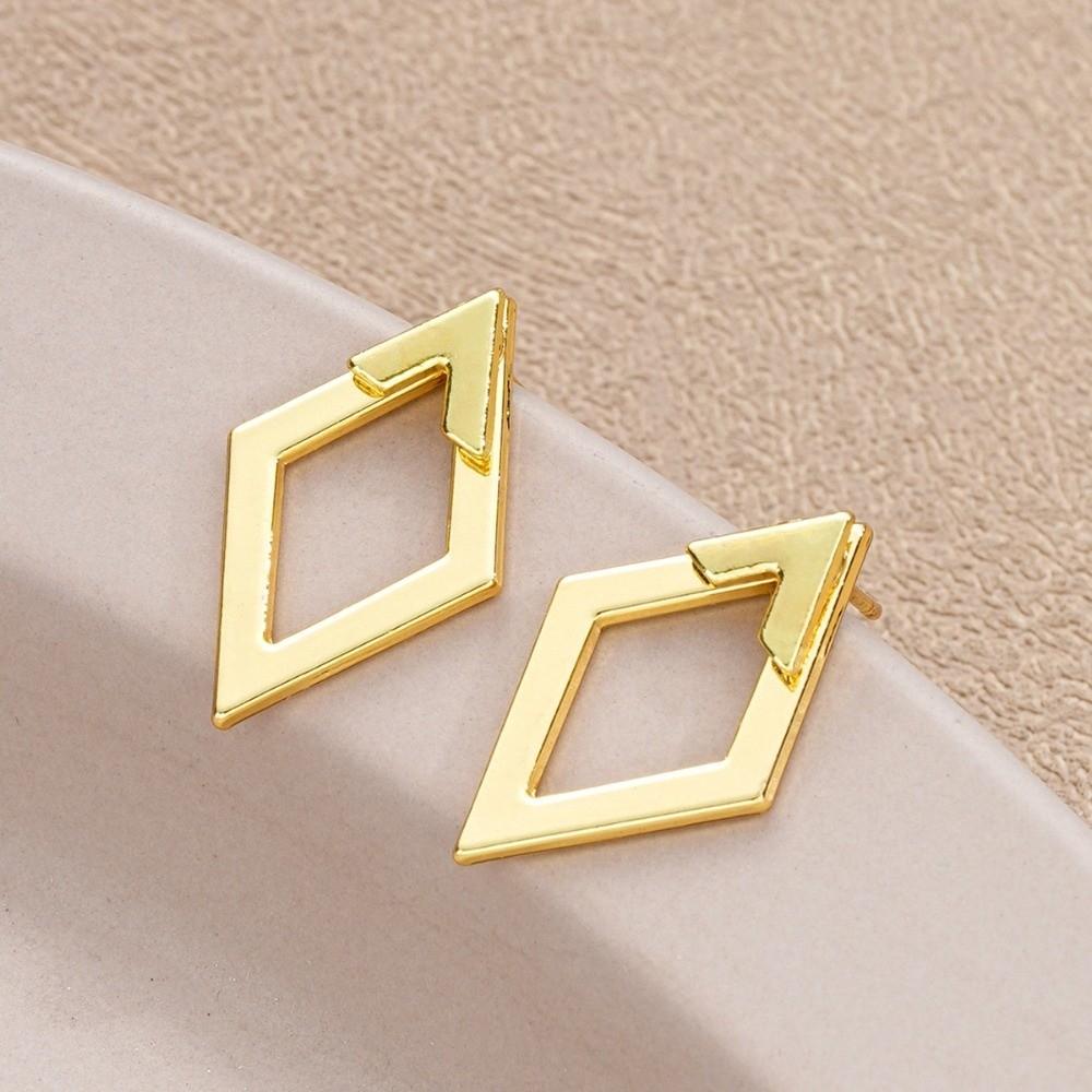 Minimalist Detachable Metal Stud Double Layer Ear Stud New Ear Ring Gifts