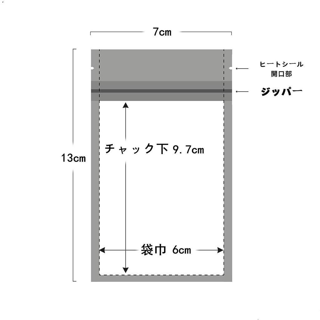 100 kusů hliníkového sáčku se zipem Plastový sáček Průhledný hliníkový sáček Malý zip Hliníkové balení Obalové potřeby Skladovací sáček Plast