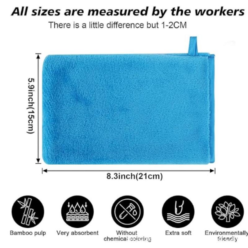 1 Pcs Colorful Makeup Remover Cleansing Glove Reusable Soft Microfiber Face Care Towel Beauty Facial Cleansing Cloth Skin Care