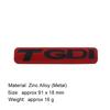 3D TGDI Letters Logo Car Sticker Tail Bumper Badge Auto Rear Trunk Emblem Accessories