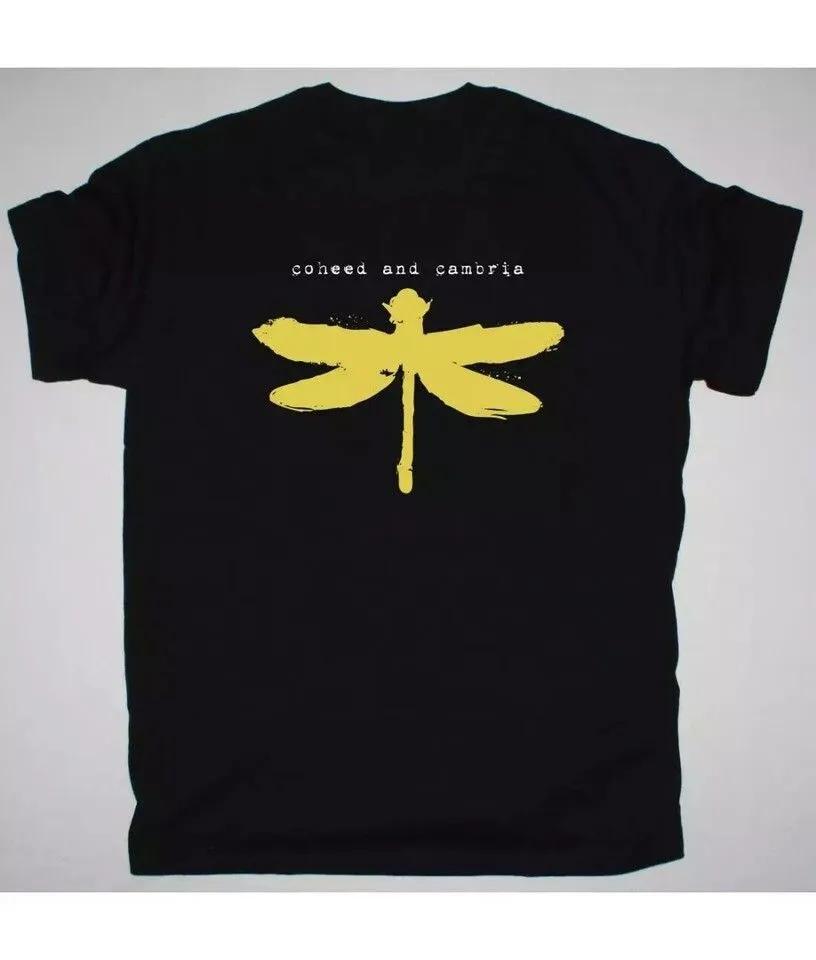 Unisex Short Sleeve Crew Neck Cotton T Shirt Coheed And Cambria Dragonfly L