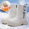 Winter Women's Mid-calf Boots Thicken Plush Warm Cotton Shoes Fashion Women Snow Boots Outdoor Non-slip Platform Boots for Women
