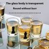 Transparent Glass Wine Glass Set Bar Drinking Games Home Party Games Whiskey Cocktail Tequila Bar Game Chessboard Set Party Gift