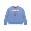 Flight Sweatshirts Men's Signal Blue Crew Neck Moderate Regular CZ6096-403
