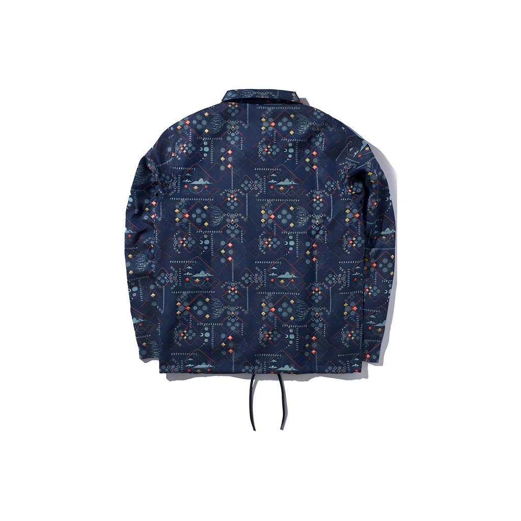 Li-Ning Embroidered Logo Sports Comfortable Long Sleeve Jacket Men Jacket Blue AFDP627-1