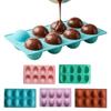 8-Cavity Easter Egg Shape Silicone Molds Baking Supplies Egg Shaped Silicone Molds for Cake Decorating Chocolate Candy