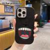 Phone Case: 2D Flat Design Suitable for iPhone 18 17 16 15 14 13 Pro Protective Case, Couple Style, Cartoon Faces, Christmas and Halloween Gifts