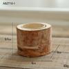 Solid wood Christmas candle holders, festive decor fragrance containers for candlelight dinner layout