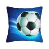 Neon Fire Soccer Ball Pillow Case Graphic Pillow Cover For Sofa Bedroom Home Decor Novelty Pillowcases