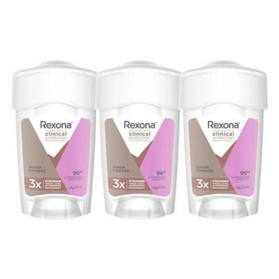 Rexona Deodorant Clinical Protection Cremă Stick Deodorant Pudră Translucidă 45ml