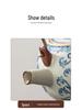 Ru Kiln Lotus Tea Set: One Pot, Six Cups with Tray - Kung Fu Style