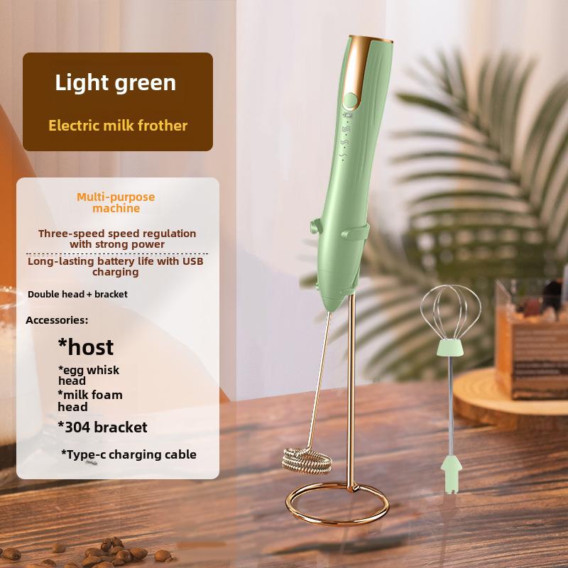 Compact Electric Milk & Egg Frother - Handheld Whisk & Beater for Creamy Coffee and Smooth Mixtures