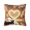 Bubu & Dudu Heart Love Pillow Cover Cute Funny Pillow Case For Sofa Bedroom Home Decor Cushion Cover Soft Graphic Pillowcases