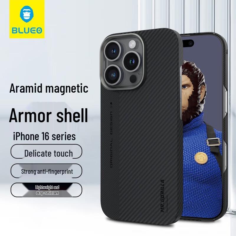 

Mr. Blue Ape Kevlar Magnetic Phone Case for iPhone 16 Pro