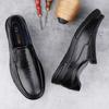 Hot-selling Slip-On Flats Lazy Beanie Shoes Genuine Leather Mens Loafers New Casual Male Driving Shoes Outdoor Business Footwear