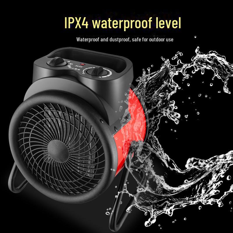 Kompakter Kamel Stahl Kanone Badezimmer Elektroheizer - Hohe Leistung Schnelles Aufheizen für Büro und Zuhause