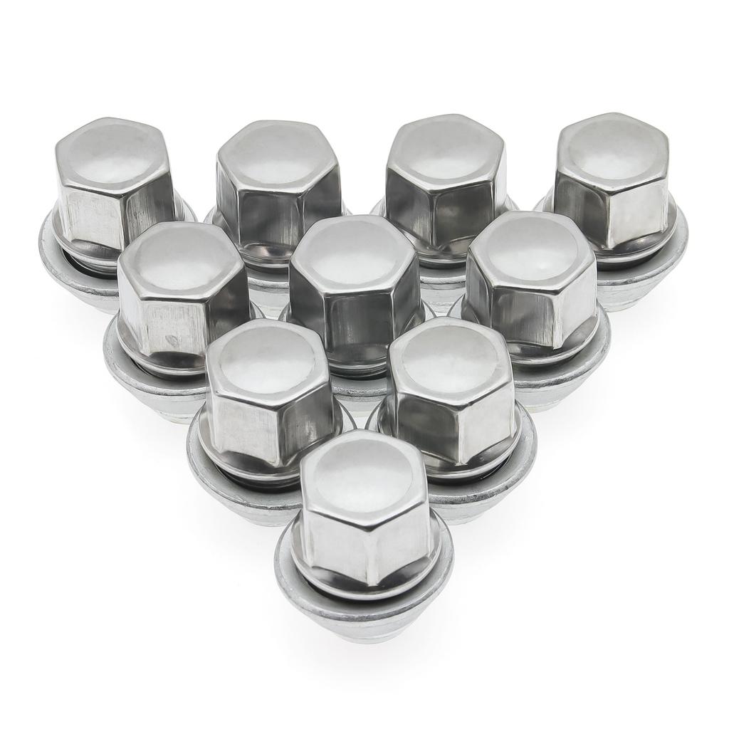 1 Piece M12 X 1.5 19MM Alloy Wheel Lug Nuts Chrome Hex Bolts Flexible For Ford Focus MK1 MK2 MK3 K14844 Car Accessories