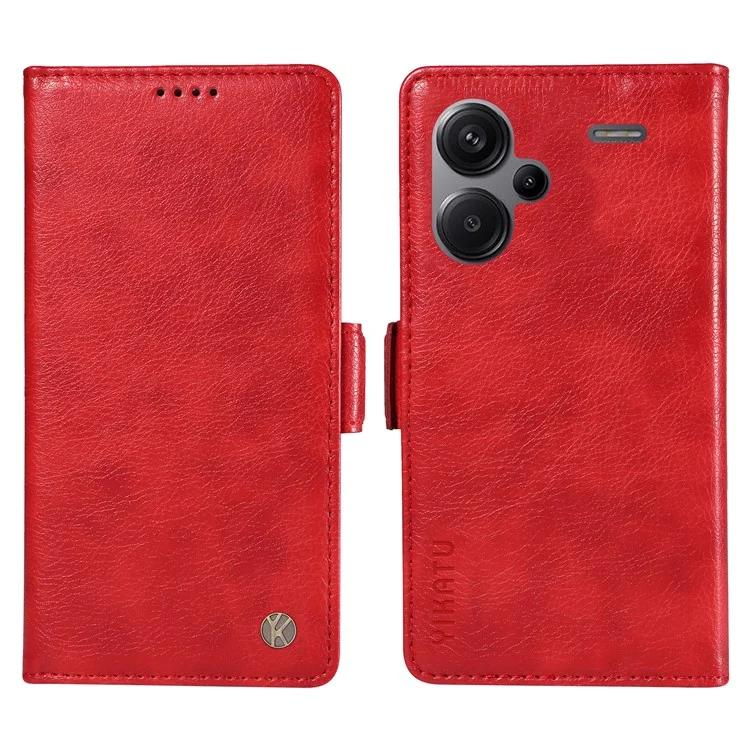 

YK-007 Для Xiaomi Redmi Note 13 Pro + 5G Чехол-кошелек с магнитной застежкой Кожаный чехол для телефона