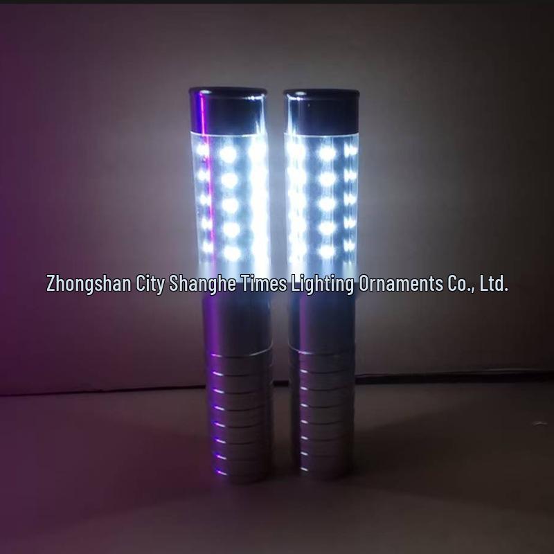 Rechargeable LED Strobe Stick for KTV & Parties - Handheld Flashing Light for Pouring Wine & Champagne Atmosphere.