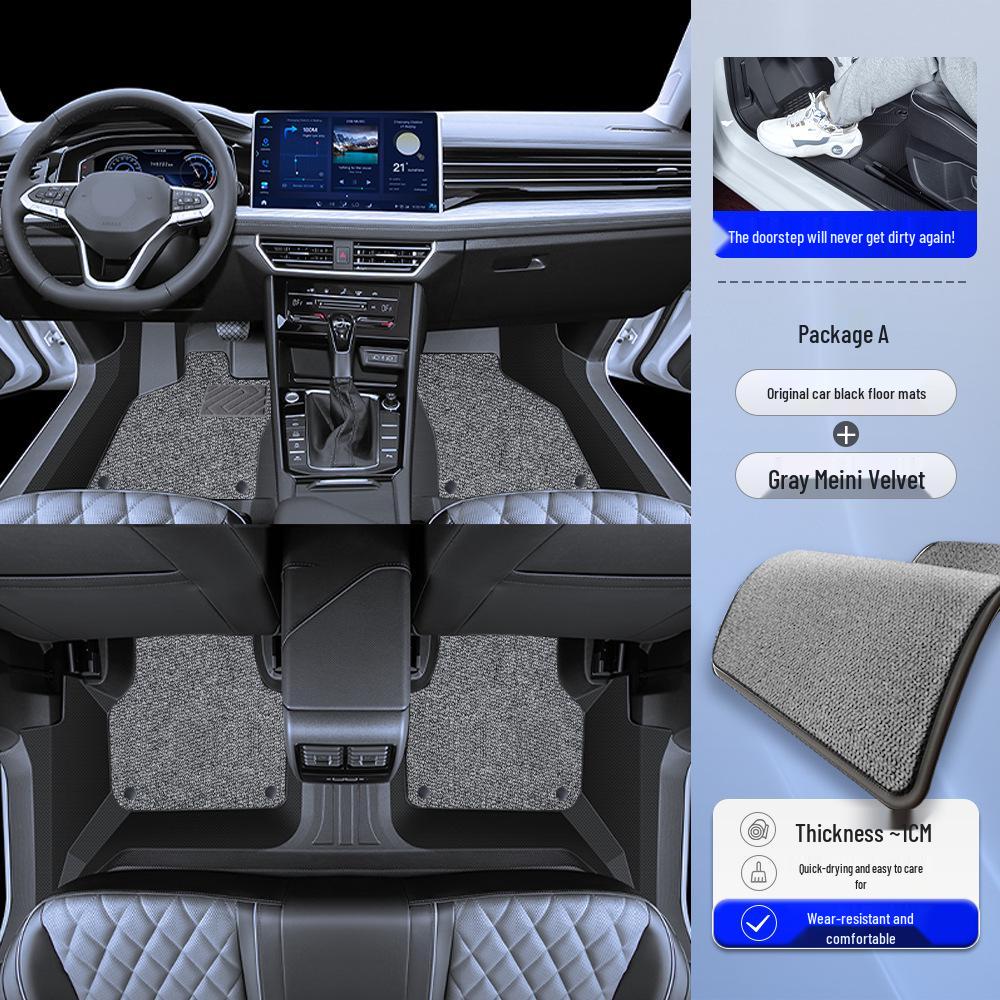 Carpet-Style TPE Floor Mats for Buick Regal 17 - Custom Fit Interior Body Kit Accessories