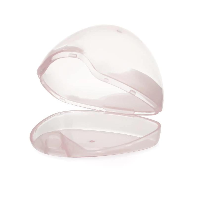 Premium Clear Pacifier Storage Case - BPA-Free Transparent Travel Soother Holder with Secure Lock Lid, Baby Essential Organizer