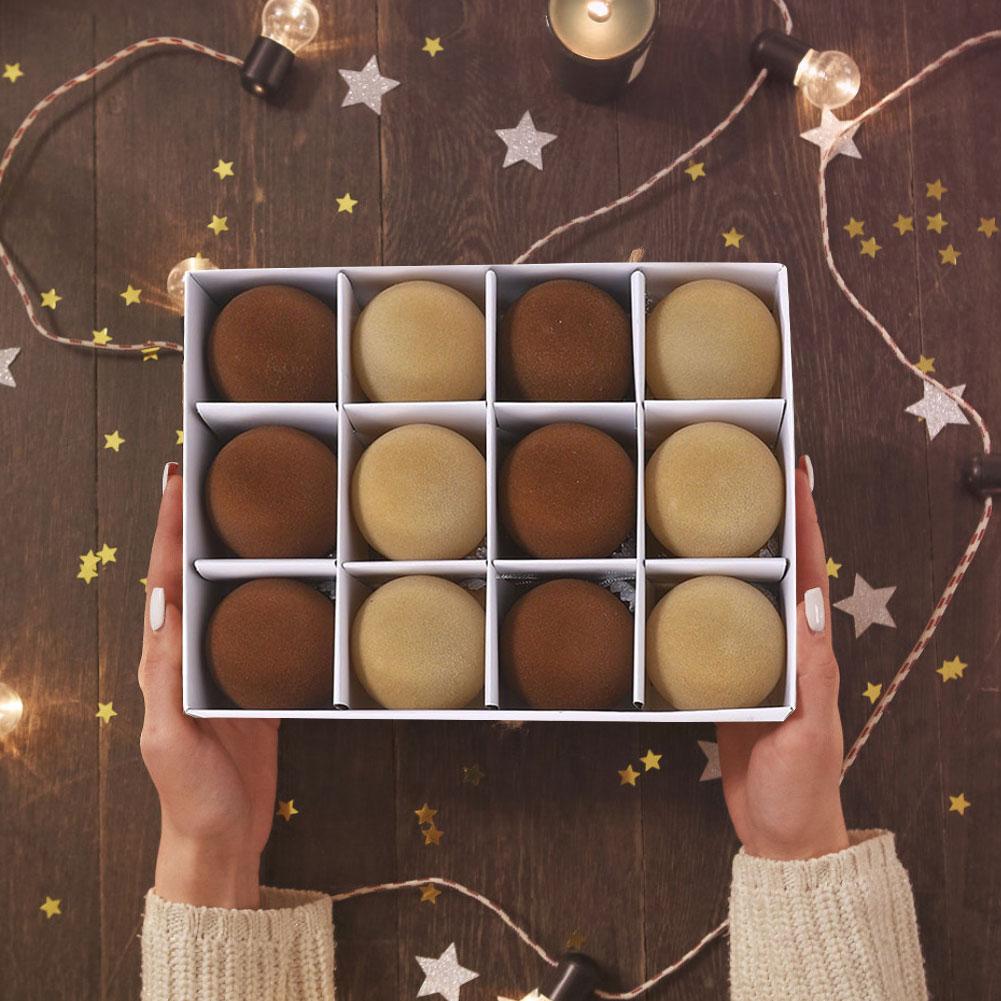 12Pcs 2.4 Inch Christmas Balls Christmas Tree Ornaments Shatterproof Velvet Christmas Tree Decoration Ornaments Home Party Decor