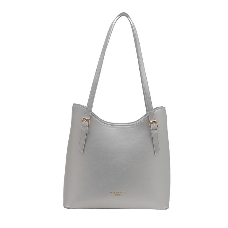 Large Capacity Tote Bag 2025 New Spring Women's Fashion Simple Portable Commuter Underarm Bag Shoulder Tote Bag