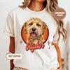 Custom Comfort Colors Retro Vintage Pet Shirt Pet Photo + Name Custom Dog Portrait Personalized Bootleg Custom T Shirts Cat Shirt 90's Tee