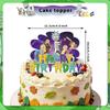 Rick And Morty Fans Child Birthday Party Decoration Anime Character Cake Topper Balloon Set Baby Shower Banner Adults Kids Gift