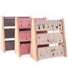 Versatile Necklace Arrangement Shelves Elegant Wood Jewelry Display Stand Practical Jewelry Pendant Storage Holder Rack