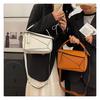 Lychee Pattern Portable Shoulder Messenger Bag, Fashionable and Practical.