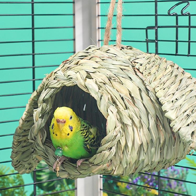 Bird Nest Hangable House Bird Cage Shelter Bed Small Bird Courtyards Bird Playtent