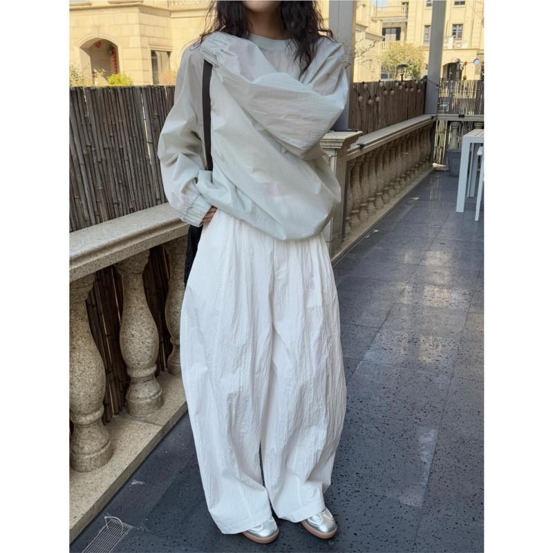 Johnature Wiosna Lato Japońskie Koreańskie Outdoorowe Łatwe Trójwymiarowe Zakrzywione Spodnie Prana Tekstura Oddychające Spodnie Damskie