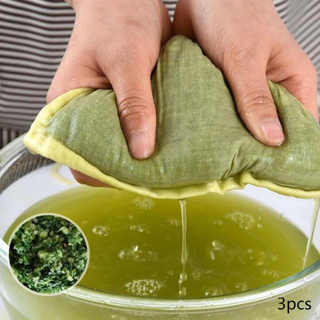 3 Stück Speisesiebbeutel Musselin mit Kordelzug Kaltaufgusskaffee Nussmilch für