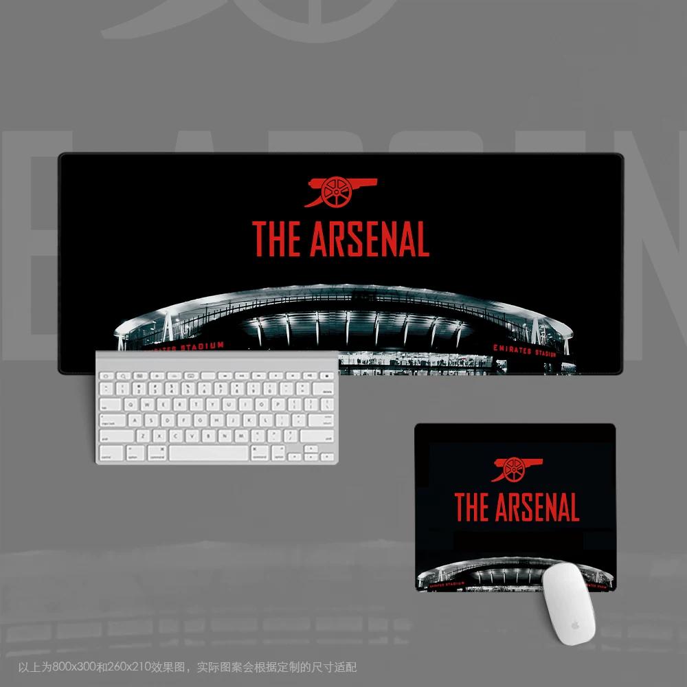 High quality leather non-slip mouse pad oversized office keyboard pad book table mat football fan supplies gift premier league arsenal gunner henry
