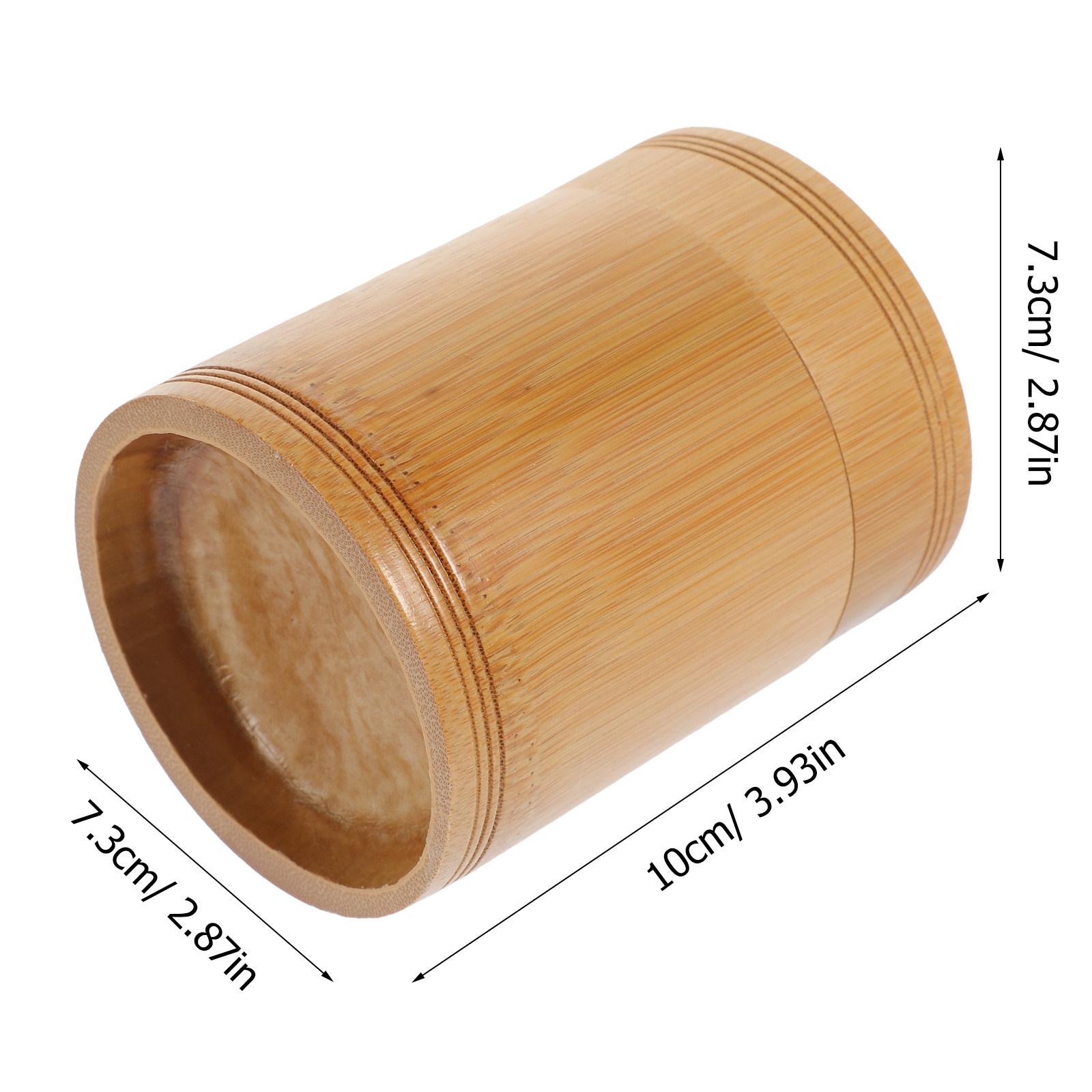 

Bamboo Tea Canister M Size Portable Airtight Storage Tank for Loose Tea Coffee Beans Dry Food Kitchen Organization Seal Box хаки
