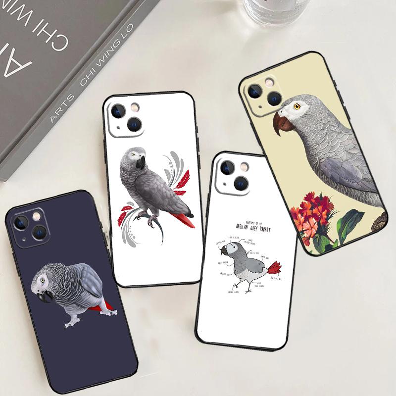Graupapagei Hülle Für OPPO Reno 7 8 Lite 10 11 12 13 14 Pro 8T 12F 13F 14F OPPO Find X8 X6 X9 Pro Hülle