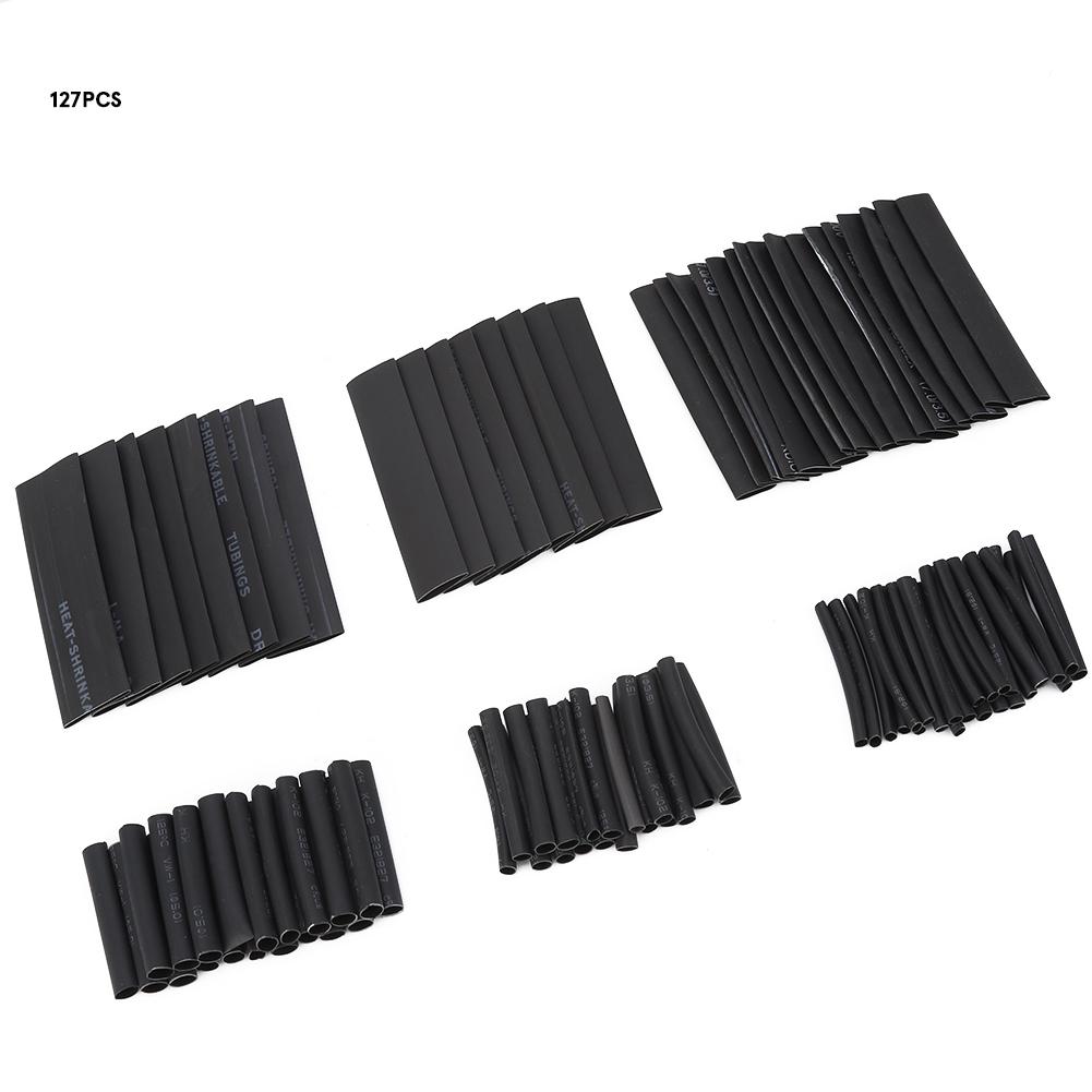 127pcs Heat Shrink Tubing Wrap Cable Sleeve Shrinkable Tube