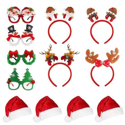 Santa Claus Card Holder Headband - Christmas Cosplay Party Decoration