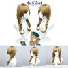Peluca de Cosplay de Lisa Inspirada en Genshin Impact Trenza Doble