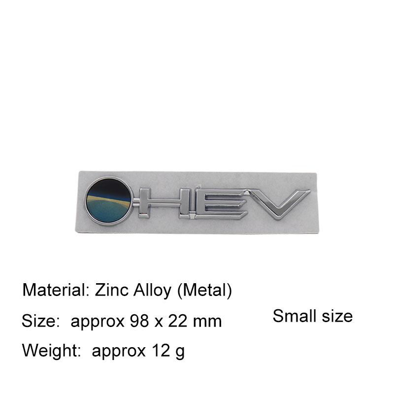 3D Car Styling HEV For car Hood Fender trunk Rear Bonnet Nameplate Decal Emblem Badge Sticker