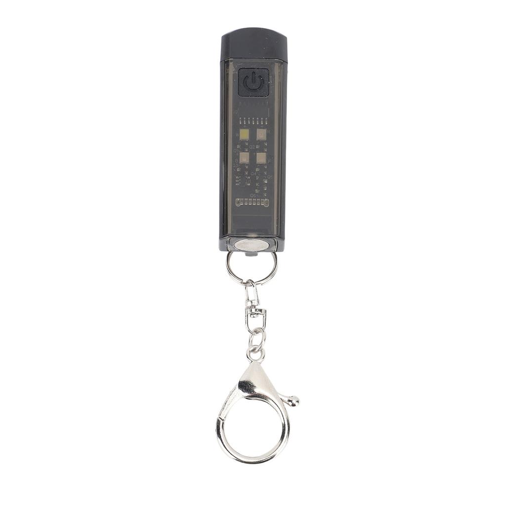 Keychain Flashlight Plastic 2 Lighting Mode Magnetic USB Rechargeable Portable Mini Pocket Keychain