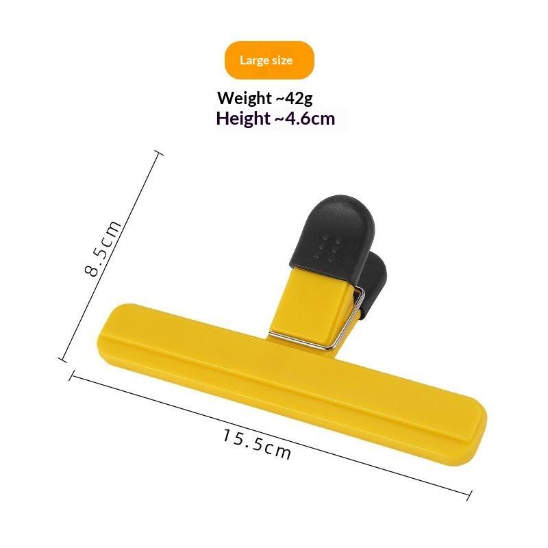 Reusable Portable Airtight Bag Clips Food Safe Heavy Duty Snack Sealing Clips for Kitchen Pantry Storage Camping Picnic Travel