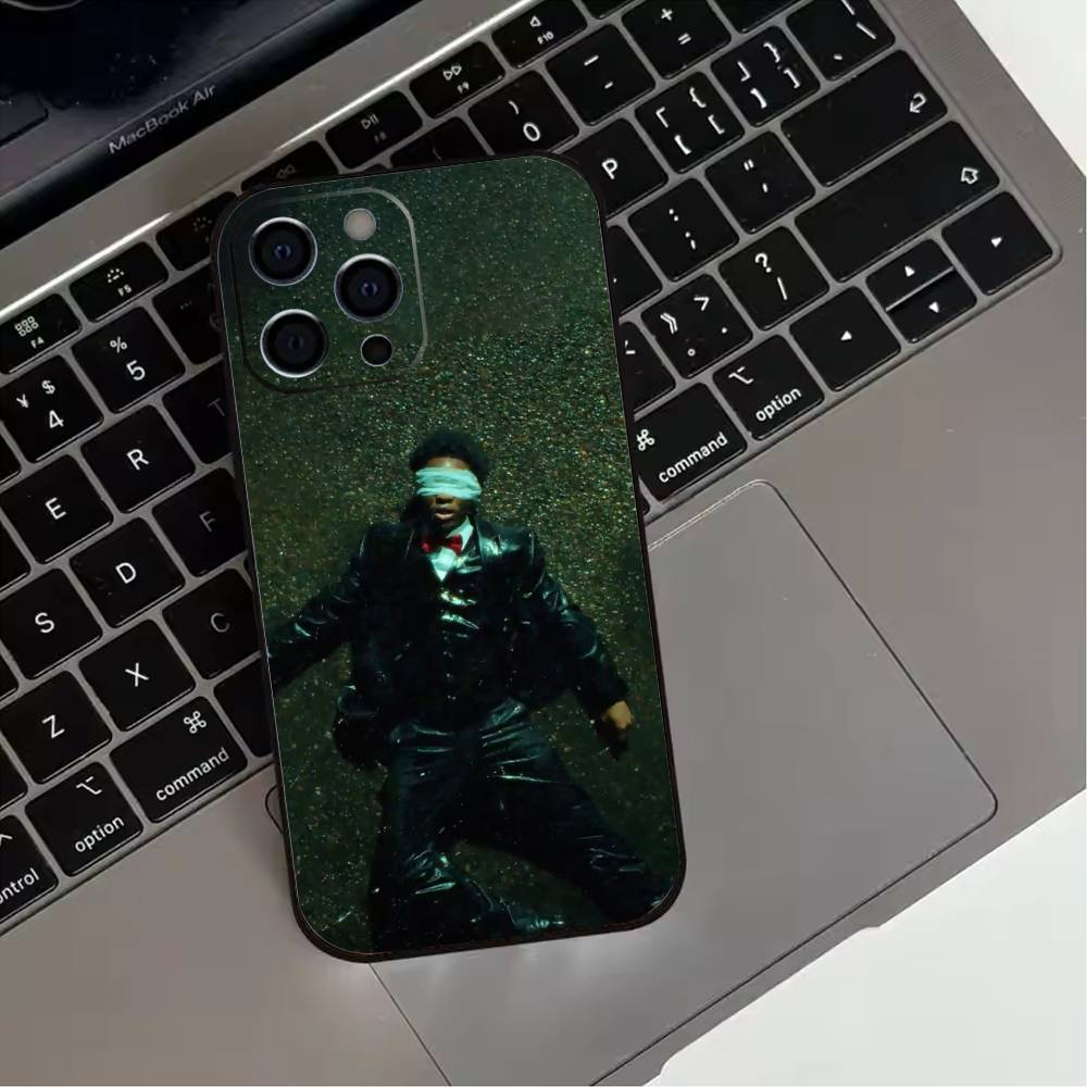 

D4vd H-Here With Me Phone Case For iPhone 17,16,15,14,13,12,11 Plus,Pro Max,XS,Soft Silicone Black Cover iPhone15promax