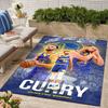 Dywanik z motywem Golden State Warriors - Antypoślizgowy, Miękki i Przytulny Dywanik Podłogowy do Salonu, Sypialni, Biura - Dekoracyjny Dywanik Wewnętrzny/Zewnętrzny