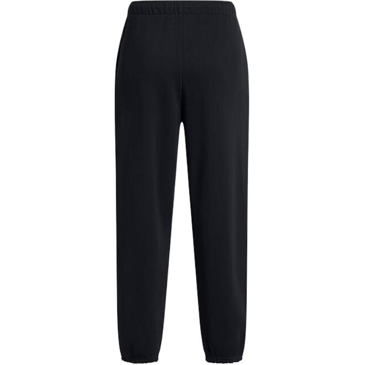 Under Armour Solid Color Lace-Up Casual Outdoor Comfortable Knitted Sports Pants Women pants Black 1386496-001