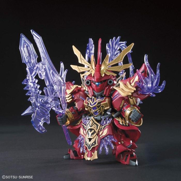 Bandai SPIRITS SD Gundam Sangokuden Lu Bu Sinanju & Red Hare Model Kit BAS5057610 Red