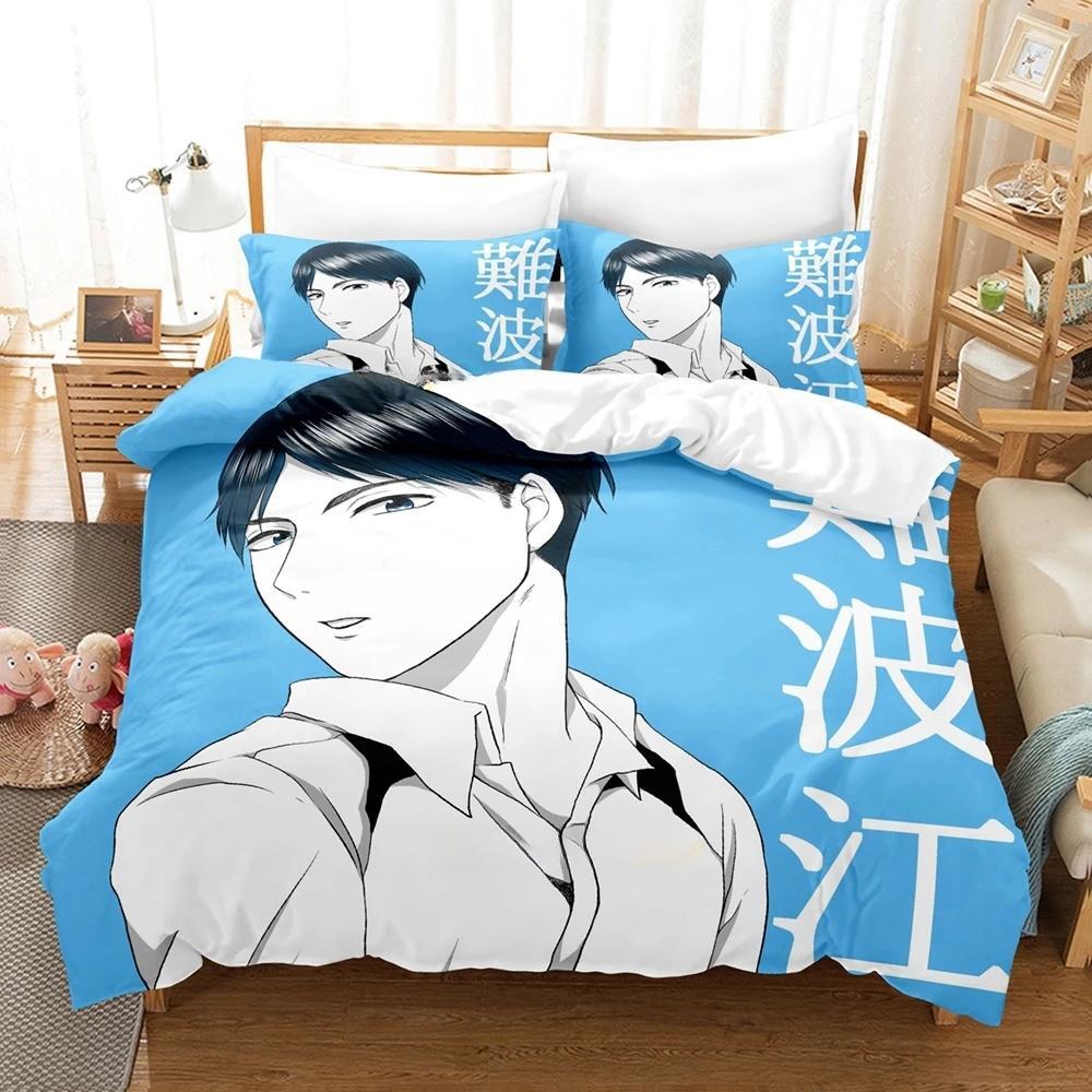 BabySteps Bettwäsche-Set Einzelbett Twin Full Queen King Size Bettset Erwachsener Kind Schlafzimmer Bettbezug Sets 3D-Druck Anime Bettlaken-Set