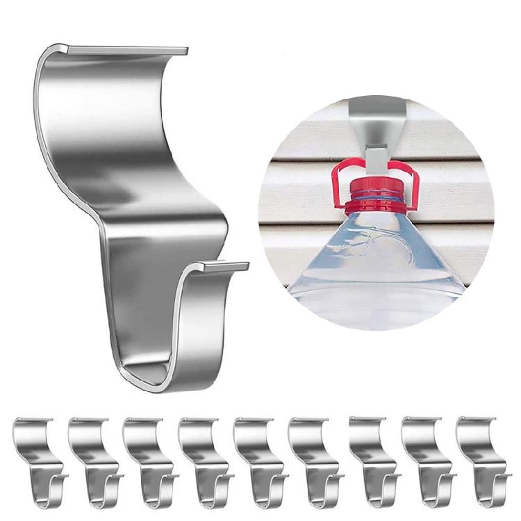 Outdoor Hanging Steel Clips Functional Outdoor Hanging Siding Hooks Space Saving Hook for Organizing Clothes